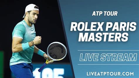 rolex paris master streaming|rolex paris masters schedule.